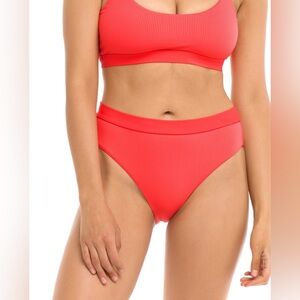 NWT Body Glove Ibiza Marlee High-Waist Bikini Bottom | Medium | Snapdragon
